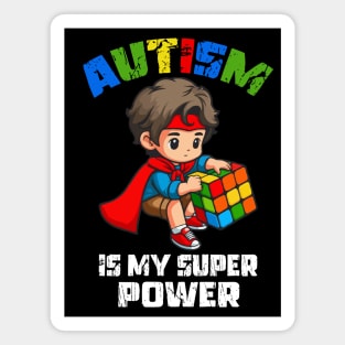 Autism Is My Super Power, Strong Boy Magnet